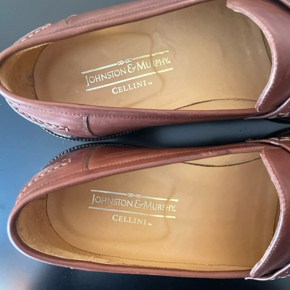 Johnston & Murphy Cellini Men's Slip on Penny Loafers - Picture 6 of 9